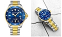 Stuhrling Men's Swiss Automatic Silver-Tone Stainless Steel Bracelet Watch 42mm